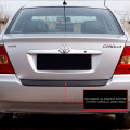 Накладка Bastion на задний бампер для Toyota Corolla E120