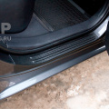 Накладки Bastion на внутренние пороги для Toyota Corolla E160