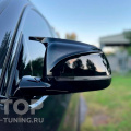 Черные крышки зеркал в стиле M-Power для BMW G-серии X3, X4, X5, X6, X7 (пара)