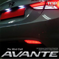 Светодиодные отражатели в задний бампер 2 WAY - Red на Hyundai Elantra 5 (Avante MD)