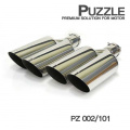 Двойная насадка на глушитель, вход 62 мм Puzzle PZ 002-101