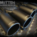 Насадка на глушитель, двойная - керамическое покрытие J.BRITTEN Black Edition