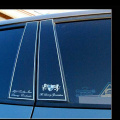 Молдинг центральных стоек Art-X Luxury Generation на Hyundai Veloster