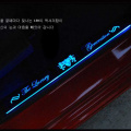 Накладки на пороги в салон с подсветкой Art-X Luxury Generation на Hyundai ix35