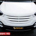 Решетка радиатора тюнинг SQ Basic окрашеная на Hyundai Santa Fe 3 (DM)