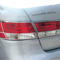 Молдинг задних фонарей Safe Chrome на Hyundai Sonata 5 (NF)