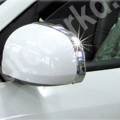 Накладки на боковые зеркала Safe Chrome на Hyundai Sonata 5 (NF)