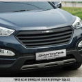 Решетка радиатора Art-X Carbon Look на Hyundai Santa Fe 3 (DM)