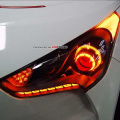 Тюнинг оптика - передние светодиодные фары ExLed на Hyundai Veloster
