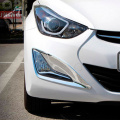 Молдинги ПТФ Safe Chrome на Hyundai Elantra 5 (Avante MD)