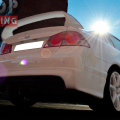 Накладка на задний бампер Mugen на Honda Civic 4D (8)