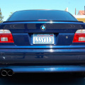 Накладка на задний бампер HMN на BMW 5 E39