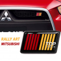Шильдик в решетку радиатора RALLI ART 60 x 35 на Mitsubishi