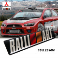 Шильдик RALLI ART 100x25 на Mitsubishi