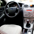 Кожаные оплетки руля, кпп, ручника на Ford Focus 2