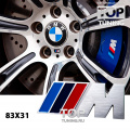 Металлический шильдик M Power 83x31 на BMW