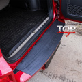 Защитная накладка на бампер на Toyota RAV4 3