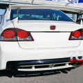 Задний бампер R-Line на Honda Civic 4D (8)