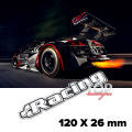 Шильдик эмблема Racing 120 x 26 mm