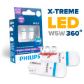 Светодиодные габаритные огни Philips X-treme LED W5W