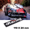 Шильдик Racing 110 x 24 mm