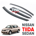 Дефлекторы на окна на Nissan Tiida