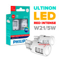 Красные лампы Philips Ultinon Led в задние фонари 2 в 1 - цоколь W21/5W