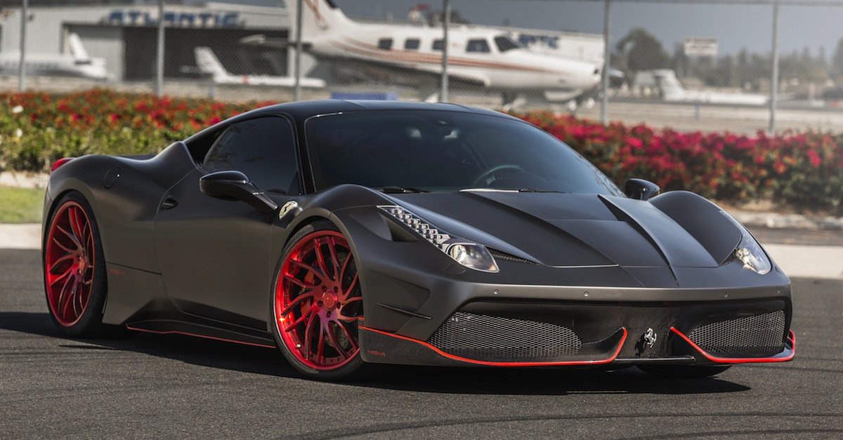 Ferrari 458 Italia Black Tuning