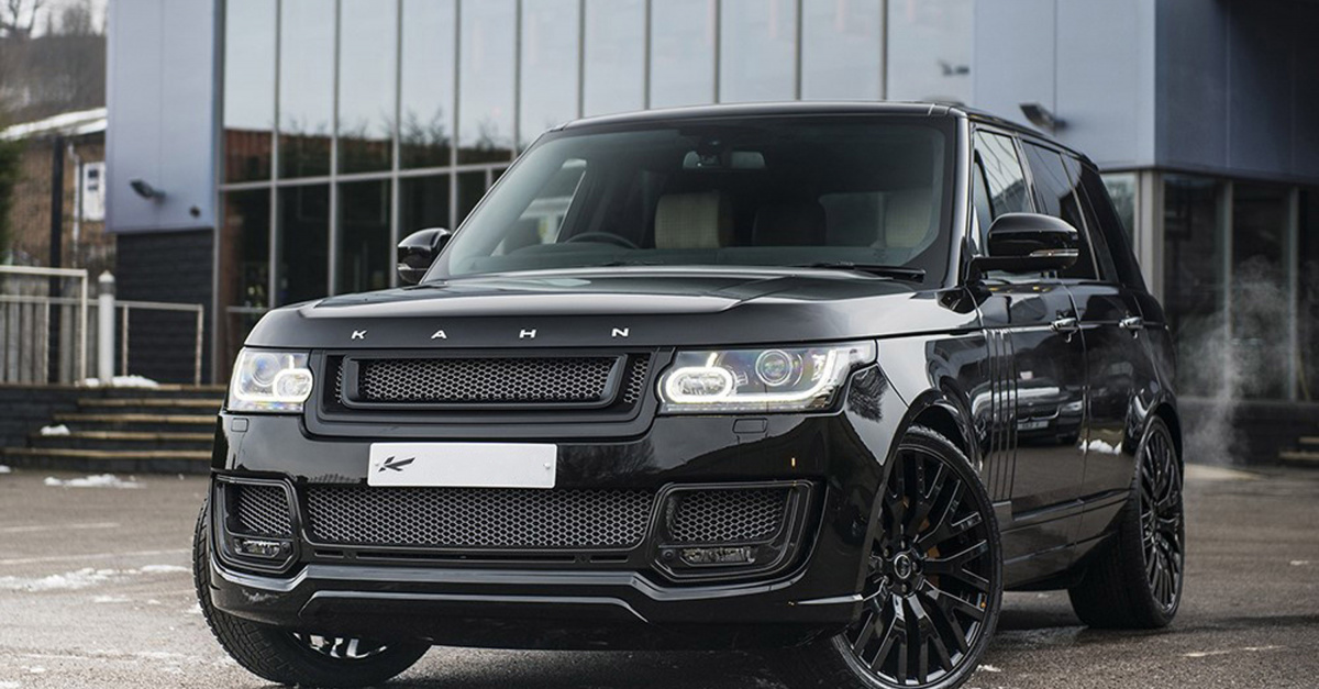 Рендж ровер спорт черный фото Kahn Design с гордостью представляет новый Range Rover Santorini Black Edition!