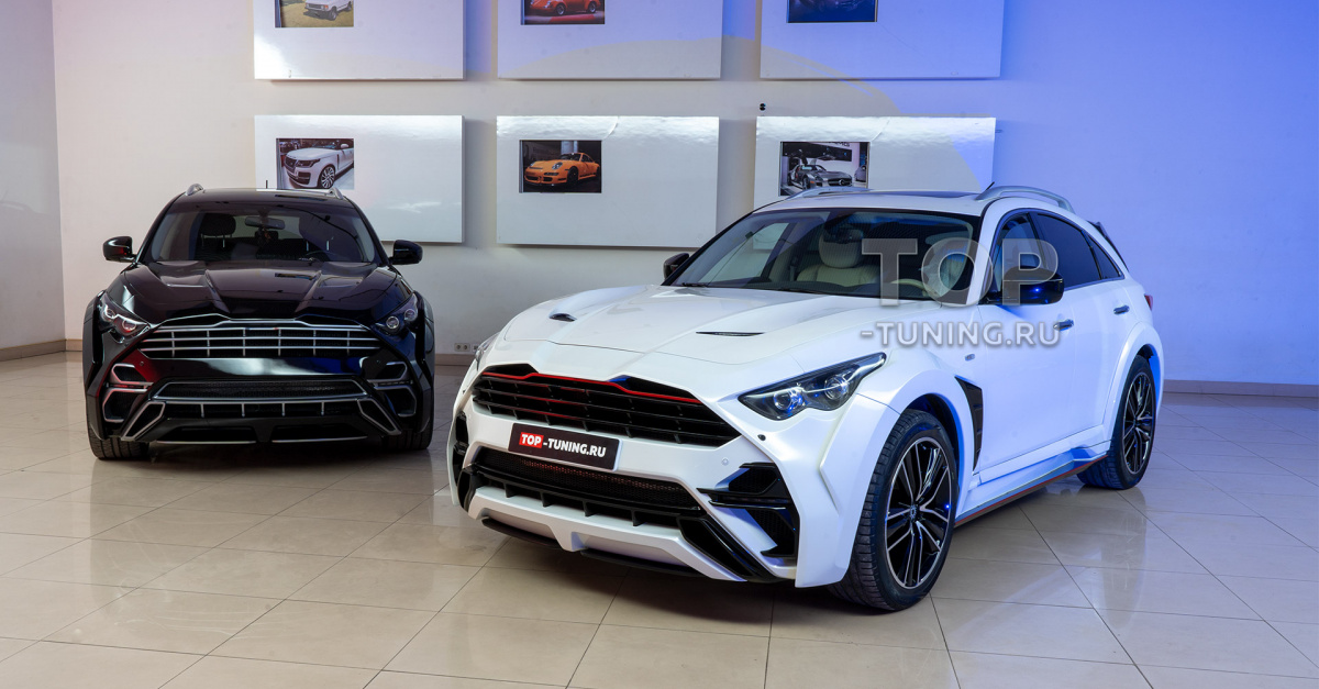 Infiniti qx70 обвес draco