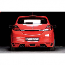 Накладка на задний бампер - Модель Rieger - Nюнинг Opel Astra H GTC