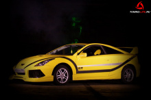 Элерон переднего бампера Gallardo на Toyota Celica T23