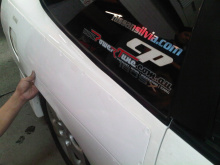 Тюнинг Сильвия С13 - расширяющие накладки на задние крылья.