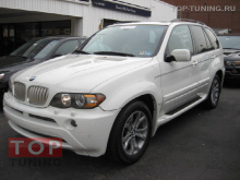 Передний бампер, обвес Aero, тюнинг BMW X5 - E53.