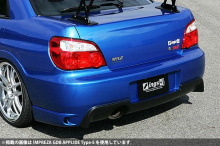 Задний бампер Ings +1 на Subaru Impreza WRX