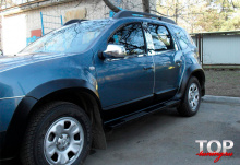 НАКЛАДКИ / ПРОТЕКТОРЫ НА ДВЕРИ - МОДЕЛЬ ИКС ФОРС ТЮНИНГ РЕНО ДАСТЕР (1 ПОКОЛЕНИЕ, РЕСТАЙЛИНГ)