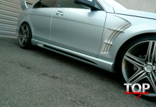 989 Накладки на пороги - обвес WALD на Mercedes C-Class W204