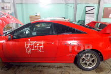 10162 Жабры GT на задние форточки для Toyota Celica T23