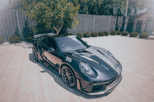 ТЮНИНГ ПОРШЕ 911 (991 КУЗОВ, 2011 - 2017) НАБОР ЭЛЕРОНОВ В ПЕРЕДНИЙ БАМПЕР ОБВЕС VENOM