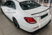 ТЮНИНГ ДЛЯ МЕРСЕДЕС Е КЛАСС W213 (СЕДАН; 2016+) СПЛИТТЕРЫ НА ПОРОГИ ОБВЕС F-PROJECT