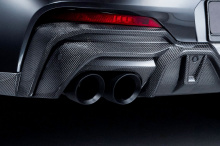 Двуствольные насадки (черные) - тюнинг выхлопа BMW X4 G02