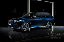 Накладки под пороги - Обвес Larte Performance - Тюнинг BMW X5 G05