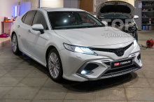 Тюнинг Тойота Камри 70 - центральная часть переднего бампера - GT Design