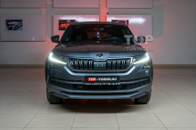 Юбка переднего бампера - Обвес РС - Тюнинг Шкода Кадьяк