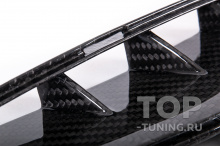 10827 Карбоновые вставки Renegade в задний бампер для BMW X6 G06