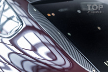 Карбоновая версия обвеса Renegade на бордовом BMW X6 G06