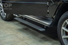 10839 Выдвижные пороги-ступени RRS для Mercedes AMG G63