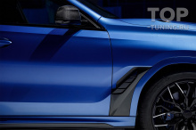 ТЮНИНГ БМВ Х6 (G06, 2019+) НАКЛАДКИ НА ПОРОГИ ОБВЕС LARTE PERFORMANCE