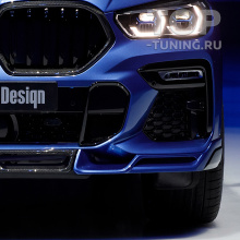 ТЮНИНГ БМВ Х6 (G06, 2019+) ЛЕВАЯ ЧАСТЬ СПЛИТТЕРА ОБВЕС LARTE PERFORMANCE