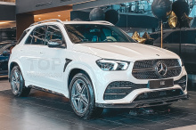 ТЮНИНГ МЕРСЕДЕС ГЛЕ (V167; 2018+) НАКЛАДКА НА ПЕРЕДНИЙ БАМПЕР ОБВЕС LARTE DESIGN